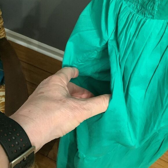 NWT 🥰 J. Crew V-Neck Smocked MIDI Dress 👗 - Picture 3 of 9